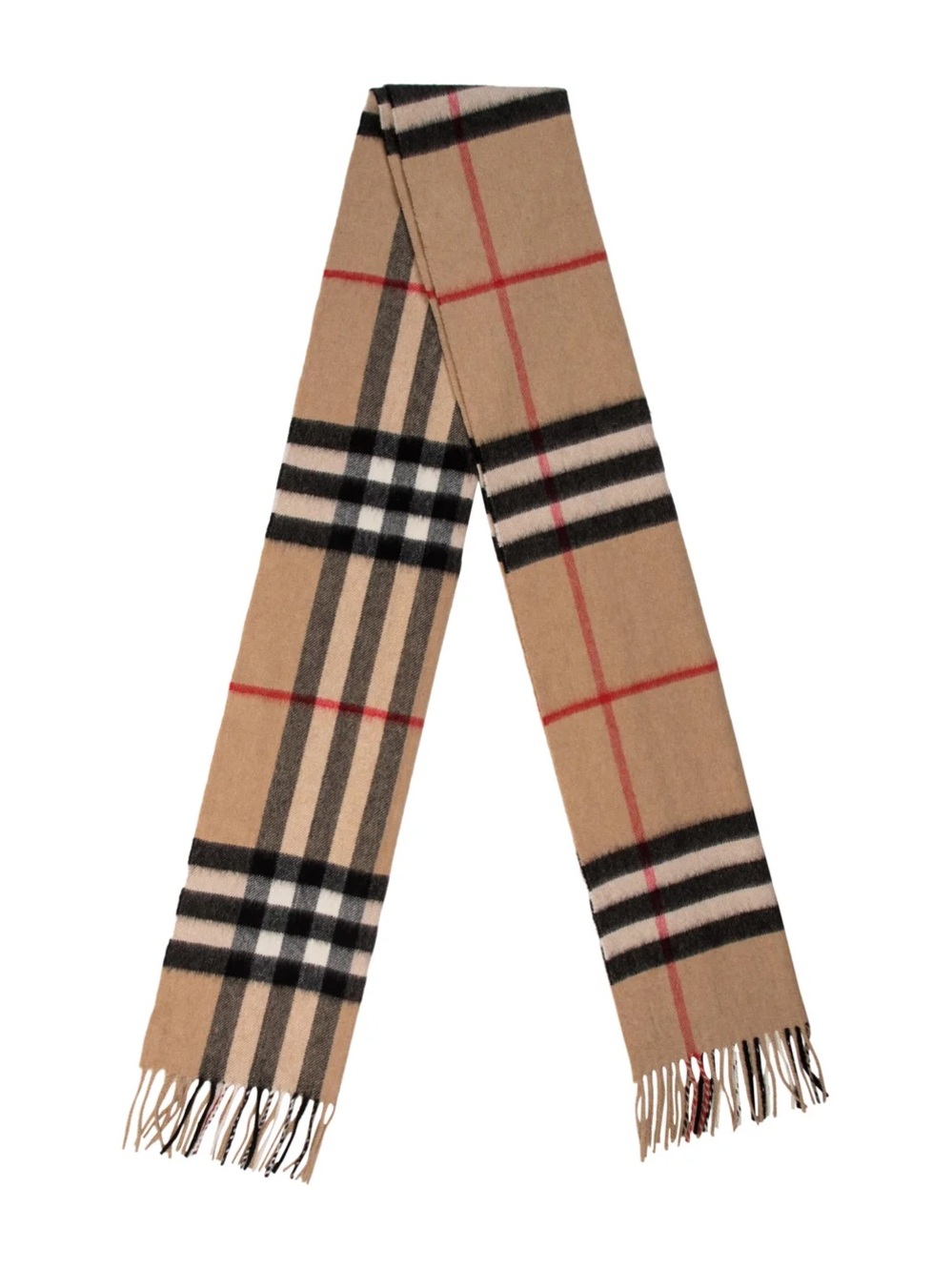 Burberry cashmere check scarf
